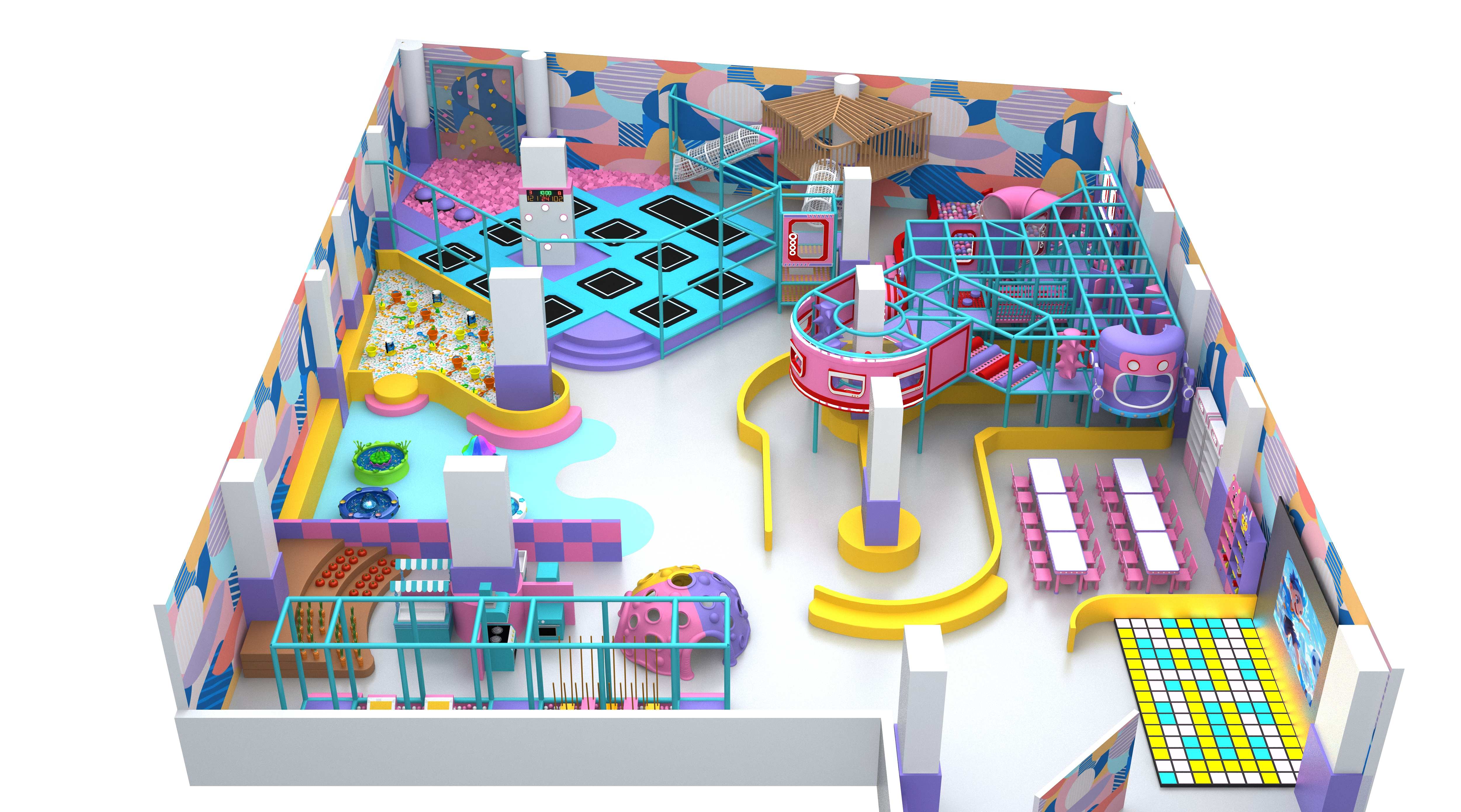 Commercial Soft Play Equipment – Vibrant Indoor Playground Design by Dream Garden