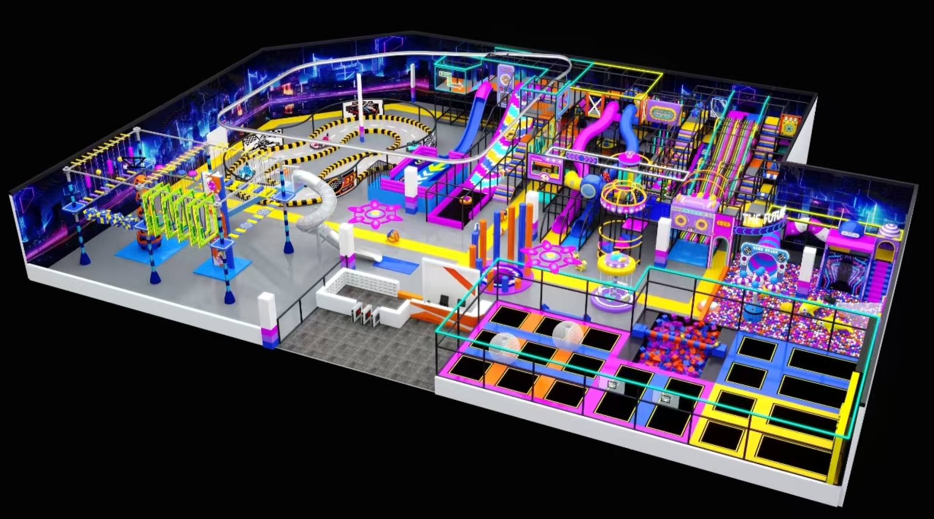 Soft Play Apparatus – Futuristic Indoor Playground Solution